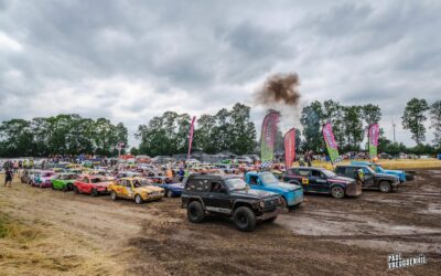 Dranghekken voor afscherming pitstraat autocrossvereniging